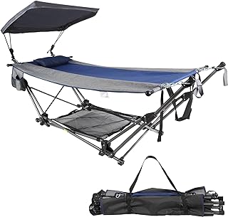 RedSwing Camping Hammock with Stand, Portable Hammock with Removable Can...