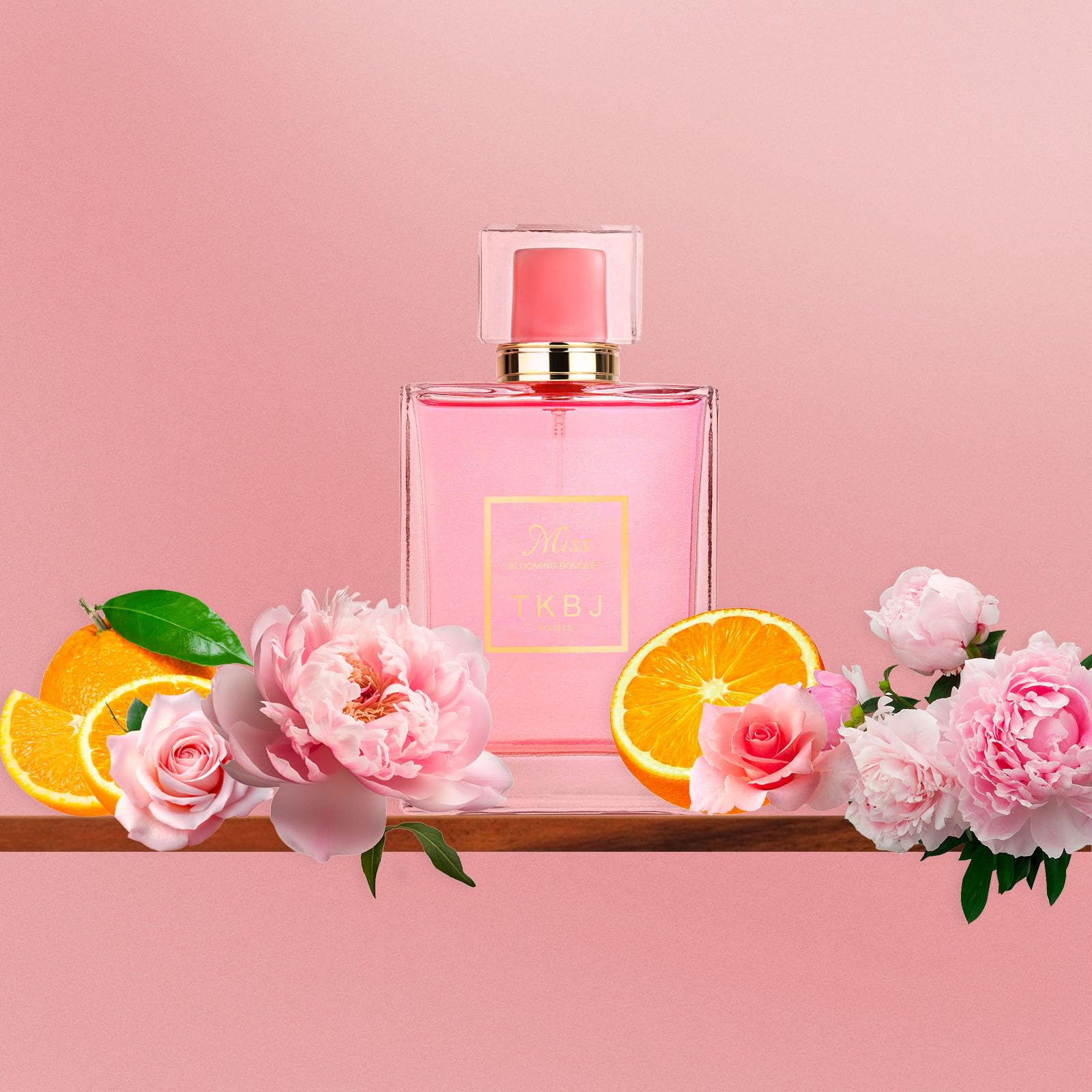 Perfume for Women Miss Blooming Bouquet Eau De Toilette - Sweet, Elegant & Fruity Scent - Top Notes of Floral - Base Notes of Peony，Musk - Elegant 3.4 Ounce（Inspired by dioor ）