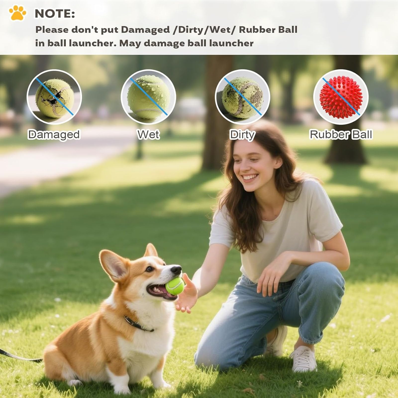 Lanzador automático de pelotas para perros, mini lanzador de pelotas de tenis, con 15 mini pelotas de tenis, juguete interactivo de entrenamiento para perros pequeños, interior y exterior