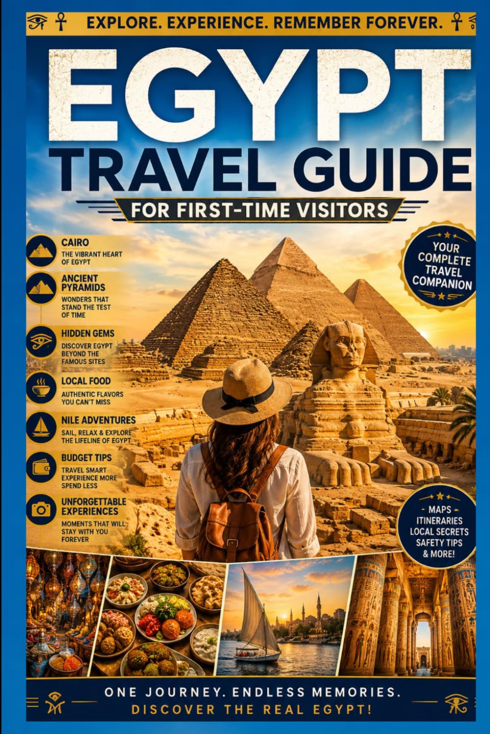 Egypt Travel Guide for First-Time Visitors: Cairo, Ancient Pyramids, Hidden Gems, Local Food, Nile Adventures, Budget Tips, and Unforgettable Egyptian Experiences