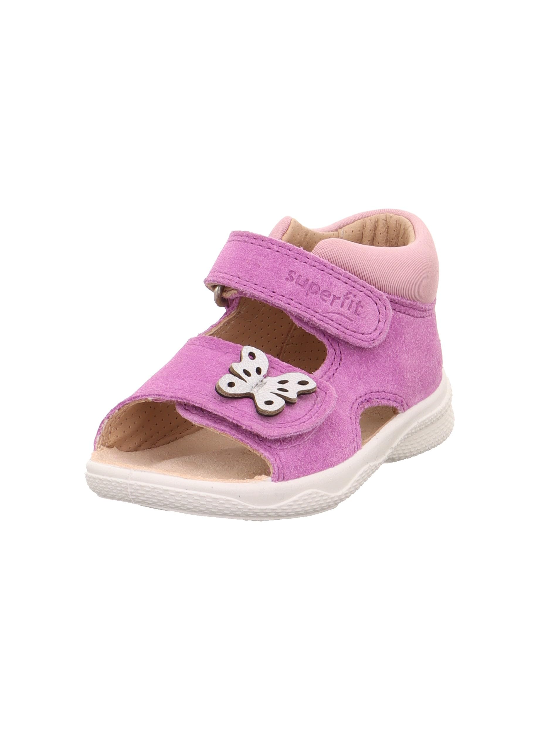 Superfit Girls' Polly Sandals, Purple 8500, 4 UK Child