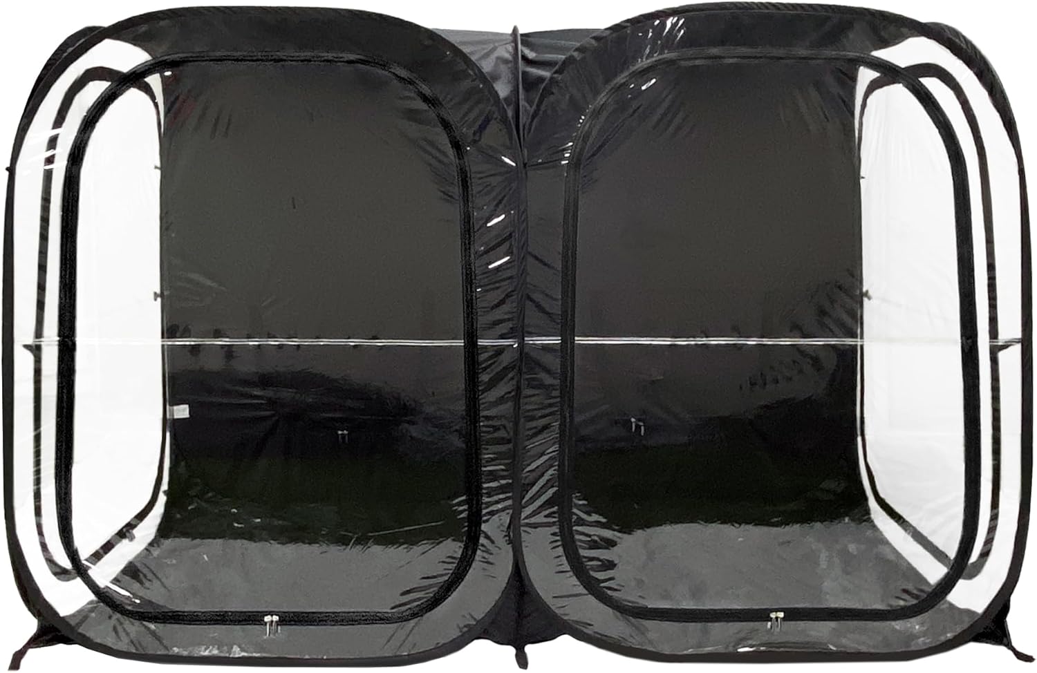 WeatherPod庐 Side-by-Side鈩?2-4 Person Pop-Up Sports Tent Pod - The Original Shark Tank Instant Setup All-Weather Pod Shelter for Outdoor Sports. Rain. Wind & Cold