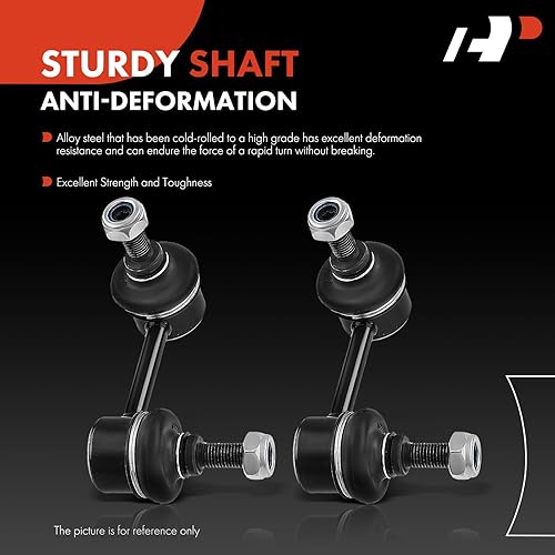 Miniatura 4 de A-Premium 2 eslabones de barra estabilizadora trasera, compatibles con Jeep, Chrysler y Dodge y Mitsubishi, Compass Patriot 200 Sebring Avenger