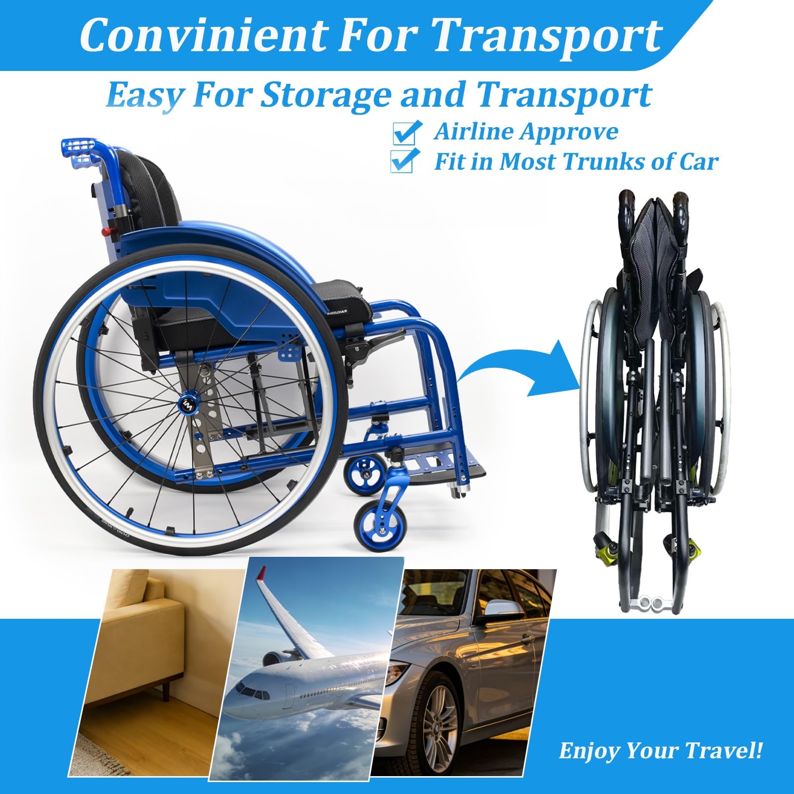 Amazon | TRGCJGH 自走式 車いす 軽量アルミ製 スポーツ 車椅子