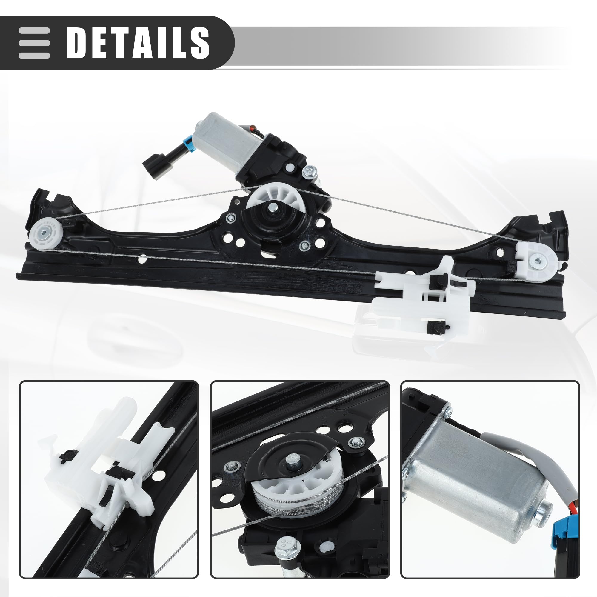 X AUTOHAUX Alzacristallo anteriore destro, per Fiat 500, No.68070266AC