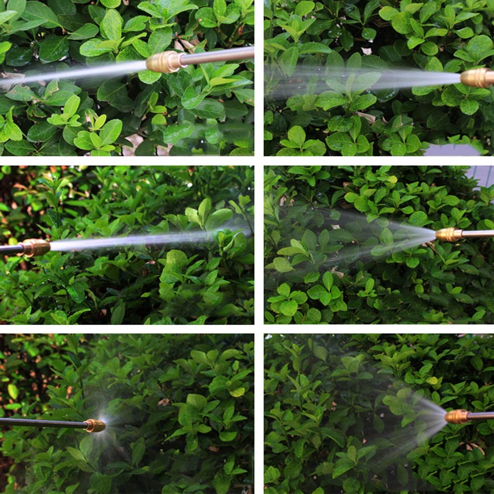 Tubo Flessibile da Giardino espandibile, a ugello Multifunzione Tubi da Giardino con raccordi e Rubinetto Professionale per Pistola a spruzzo,10M