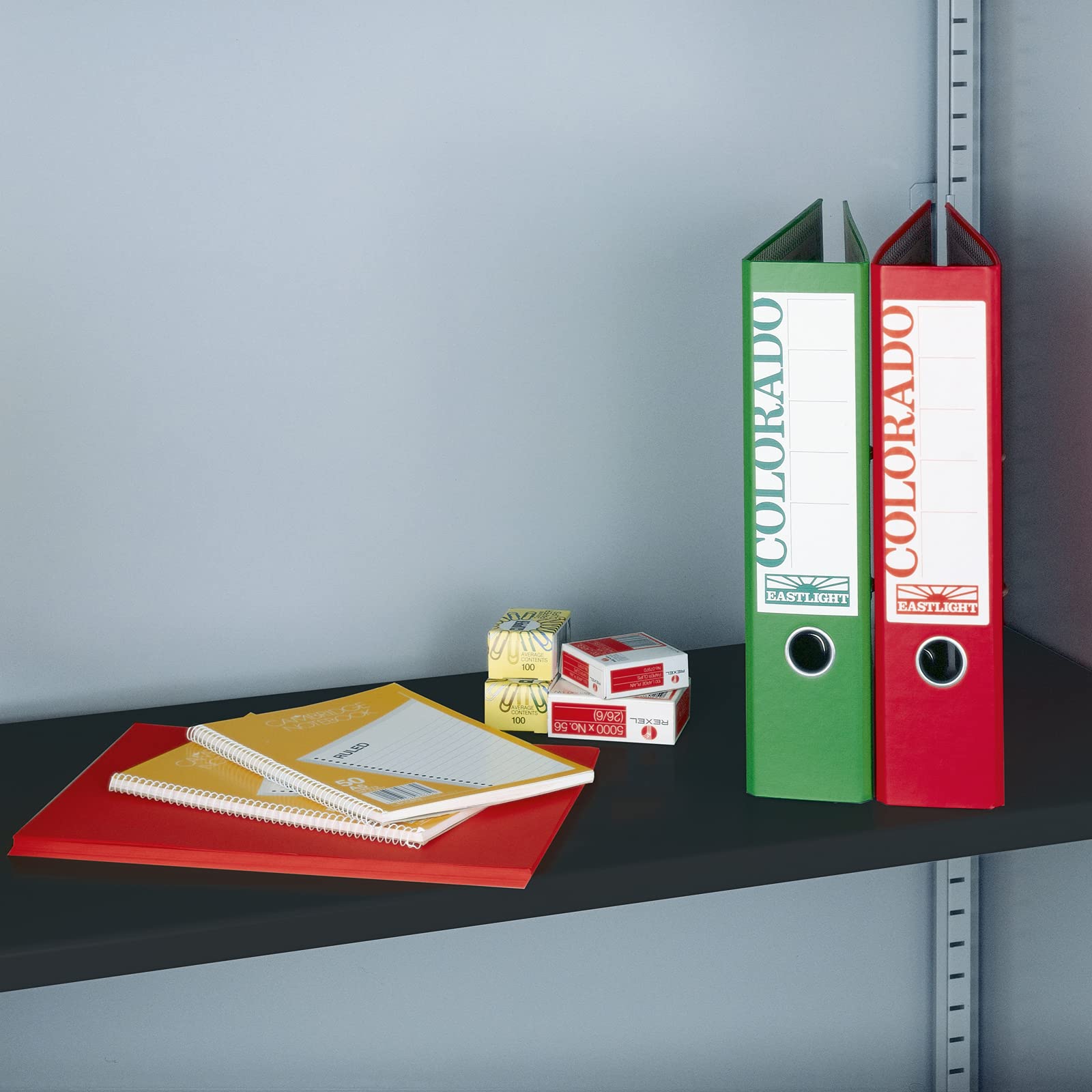 DAMS Tambour Cupboard Steel Shelf Black