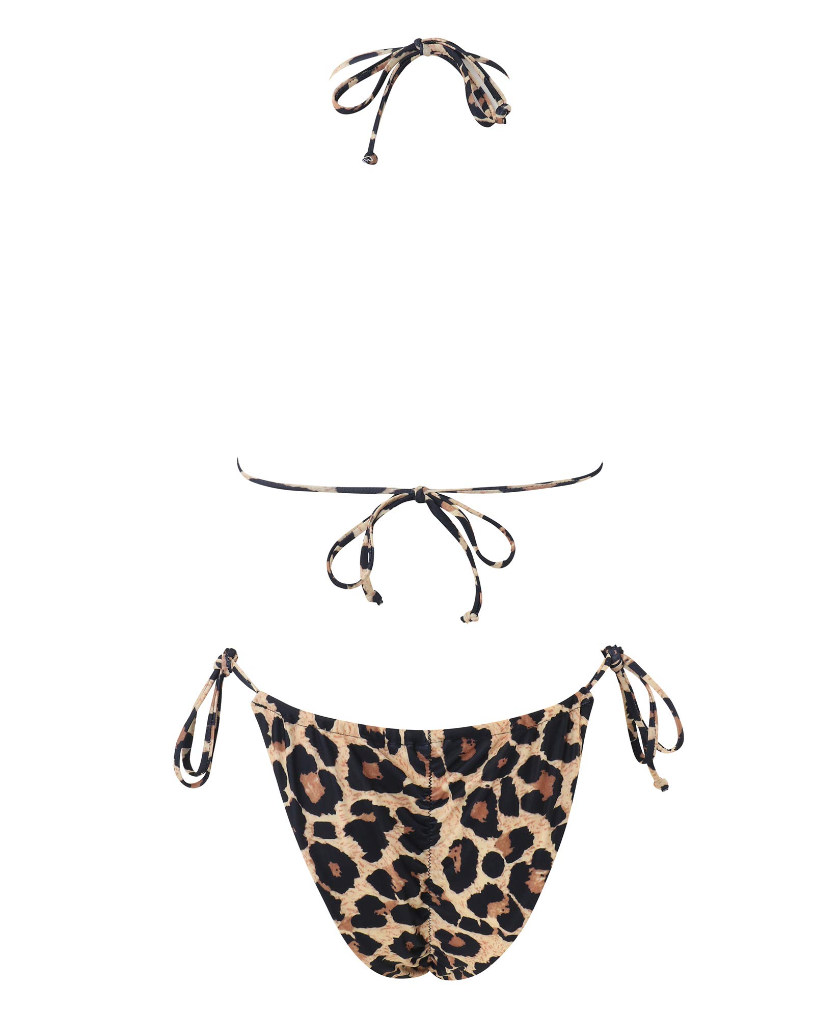 RXRXCOCO Bikini sexy brasiliano, da donna, set a triangolo, top bikini perizoma