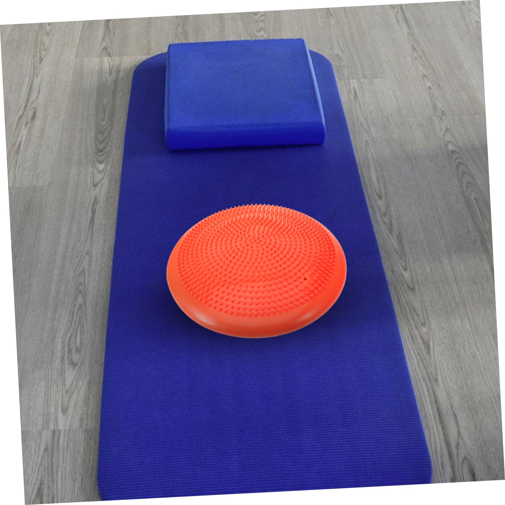 Coussin D’équilibre Gonflable Rond pour Yoga et Fitness en Pvc Orange