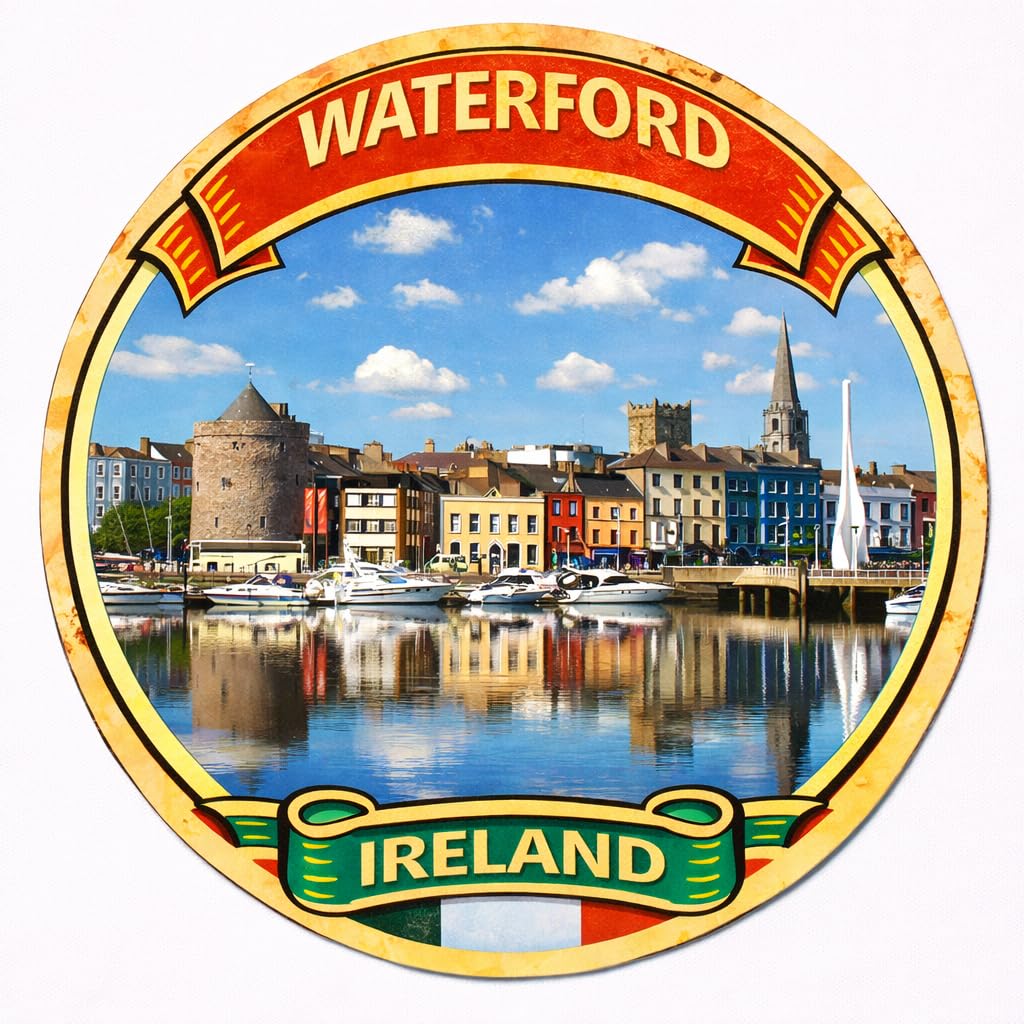 Nomad Charging Box Waterford Ireland Decorative Souvenir Fridge Magnet A0095