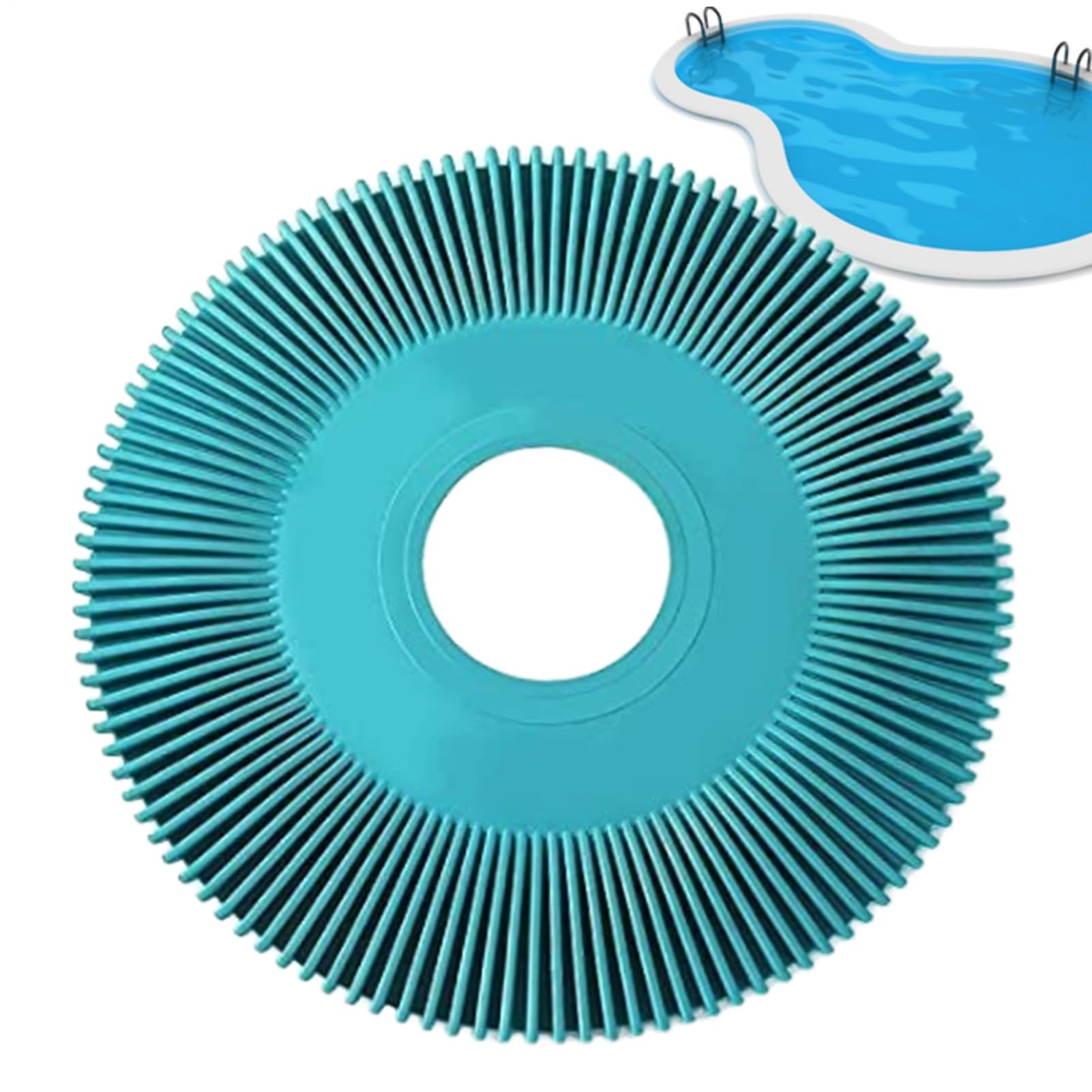 Sello de vacío Plisado para Limpiador de Piscinas, reemplazo de Sello Plisado, Anillo Plisado con Sello de Goma Plegable Estable, Sello de vacío de Repuesto para Limpiador de Piscinas,