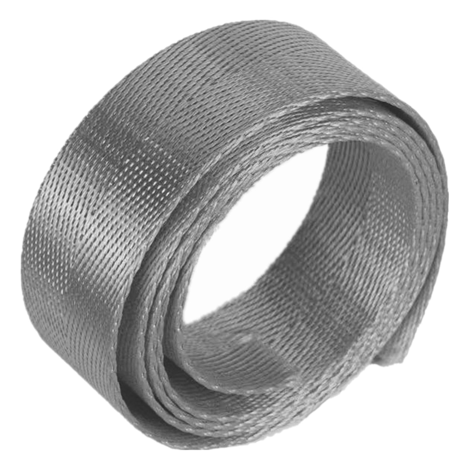 dfEDRd Webbing, 38mm Nylon Herringbone 5-20 Yard Multicolor(Grijs,20 yard)