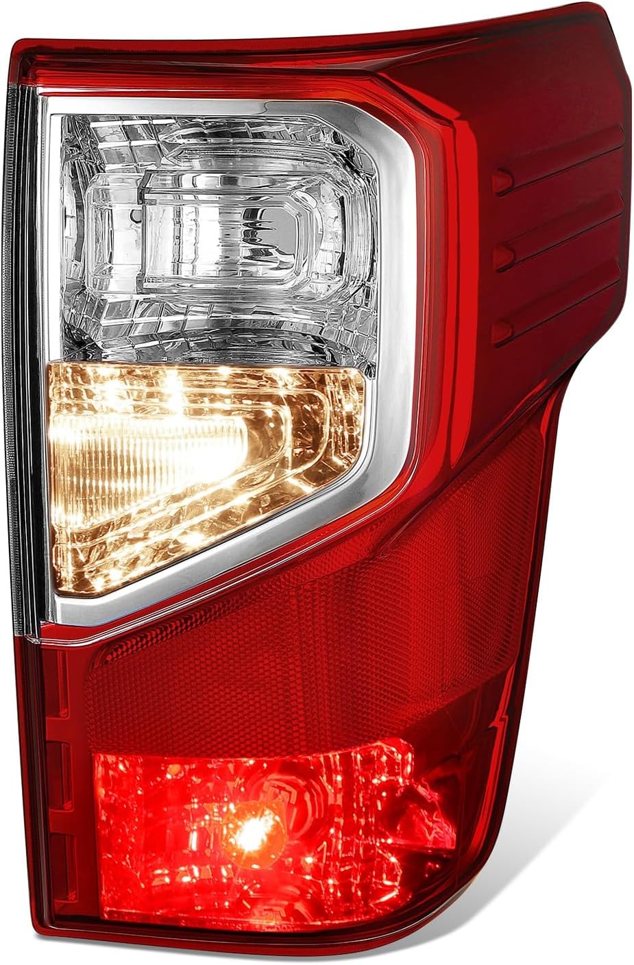 DNA MOTORING Taillight Tail Lamp Compatible With Nissan Titan 2017-2024 Titan XD 2016-2024, Right, 26550EZ20A, OEM-TL-086-R