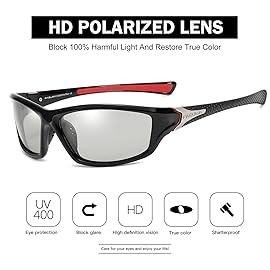 FAGUMA Sports Polarized Sunglasses For Men Cycling Driving Fishing UV400 Protection