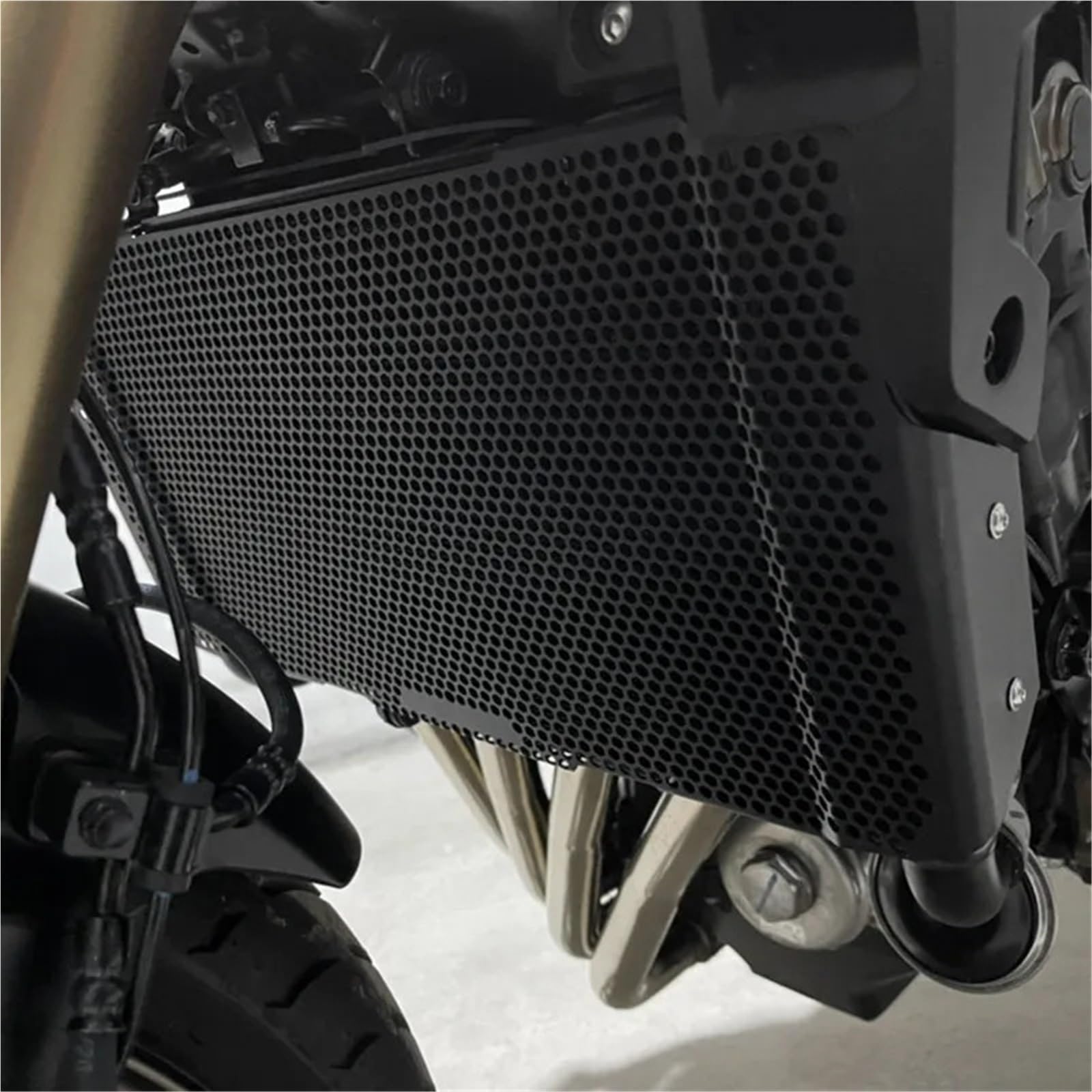 Oil Cooler Guard Osłona ochronna chłodnicy motocykla, osłona grilla, osłona grilla, pasuje do Hondy CB650R 2014-2020 Osłona chłodnicy(CBR650R logo)