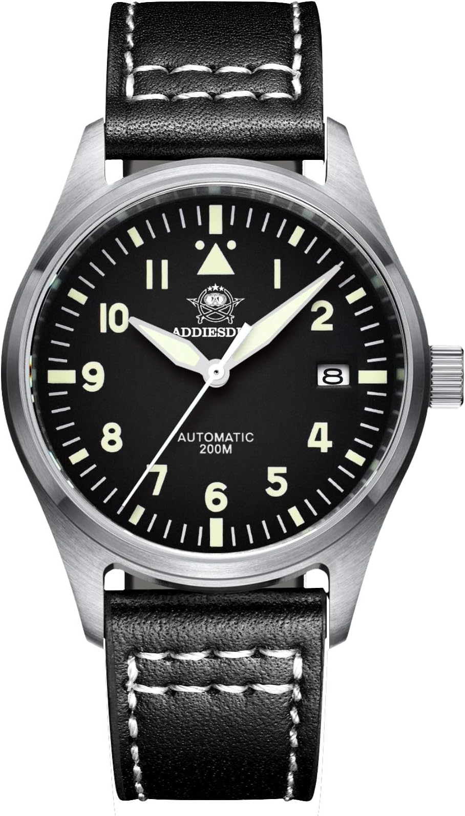 CADISEN Orologio Automatico Uomo Acciaio – Vetro Zaffiro – Impermeabile 100m – Regalo