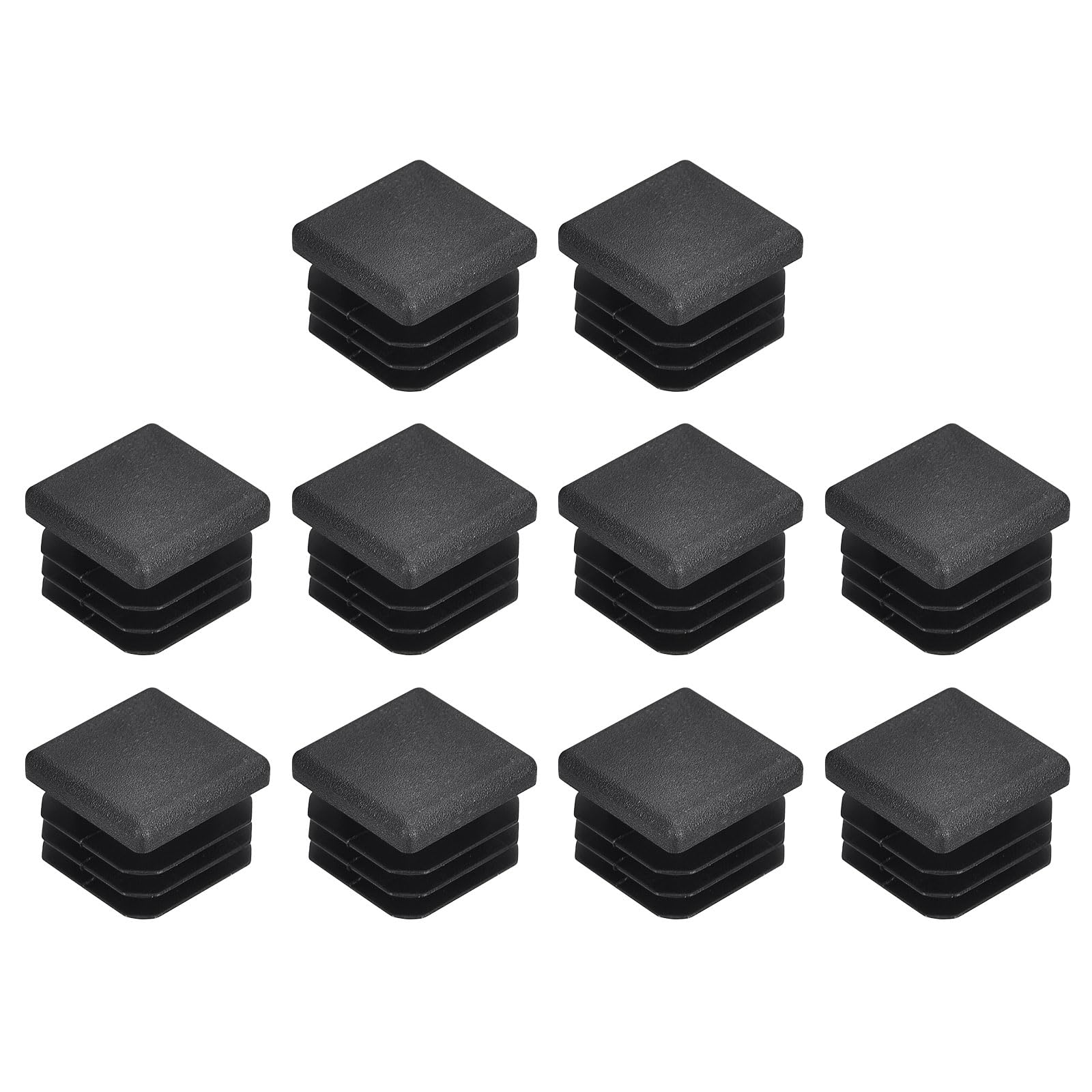 Tapones cuadrados de plástico uxcell de 20x20 mm ideales para proteger las escaleras del hogar