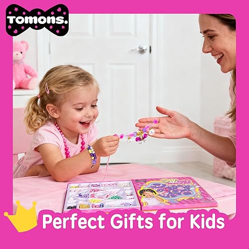 Miniatura 9 de Kit de fabricación de pulseras con dijes para niños, kit de fabricación de joyas, regalos para niños de 6 a 12 años, regalo de cumpleaños, juguetes