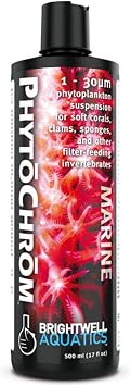 Brightwell Aquatics PhytoChrom - Concentrated Phytoplankton Suspension for Improved Health and Coloration of Corals and Invertebrates 250-ml