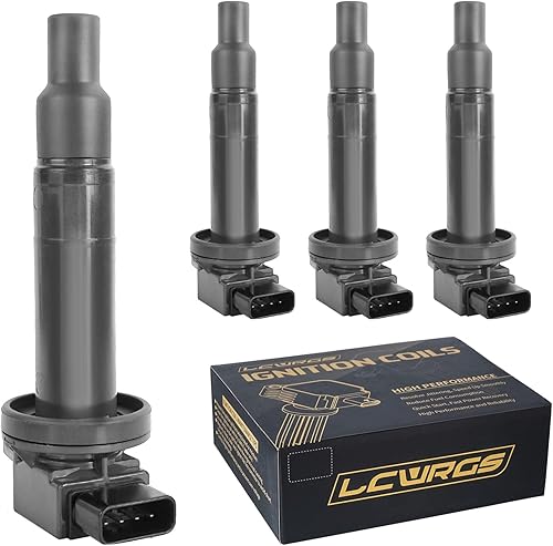 Set of 4 Ignition Coil Pack For Scion XA XB Toyota Prius Hybird Echo Yaris 2000 2001 2002 2003 2004 2005 2006 2007 2008 2009 2010 Coils 1.5 L4 Replaces# UF316 9091902240