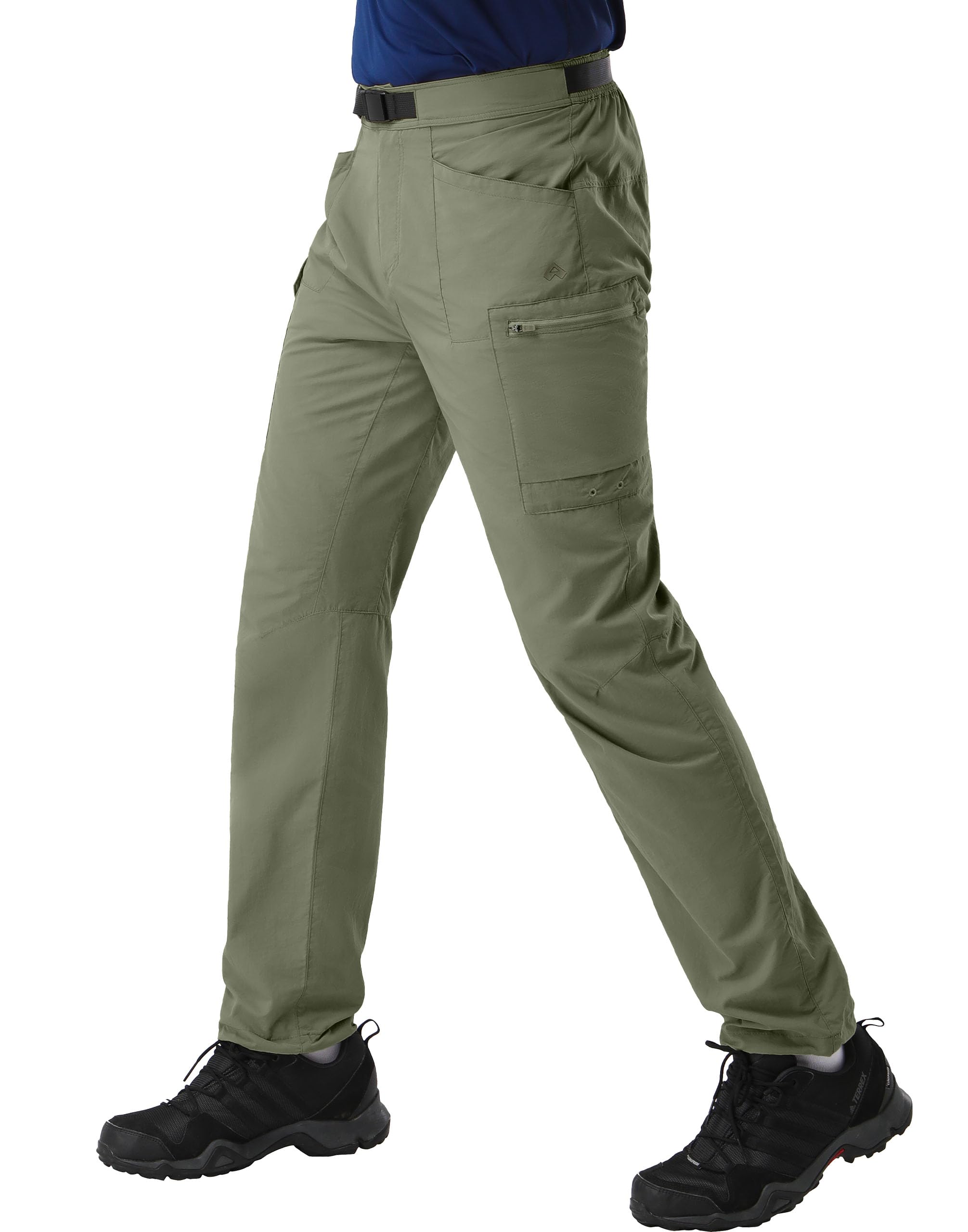 Pioneer Camp Herren Leicht Wanderhose Freizeithose Trekkinghose Cargohose Atmungsaktiv Outdoorhose Herren mit Taschen
