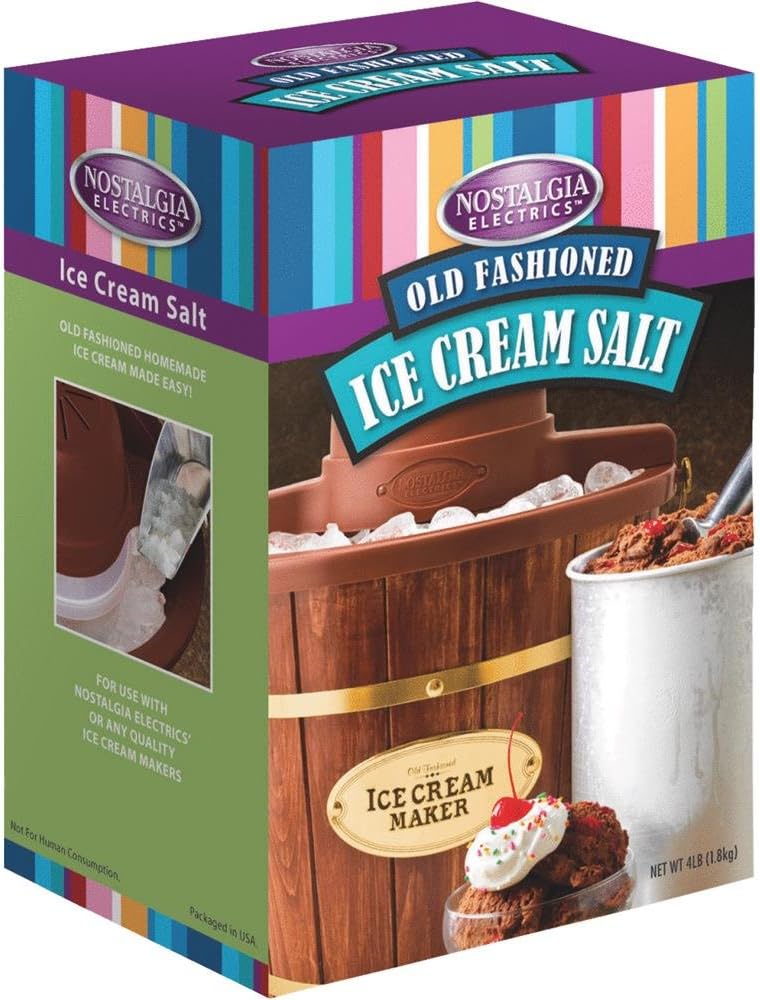 Nostalgia ice Cream Rock Salt, 4lb, Tub - Amazon product rated Grade C