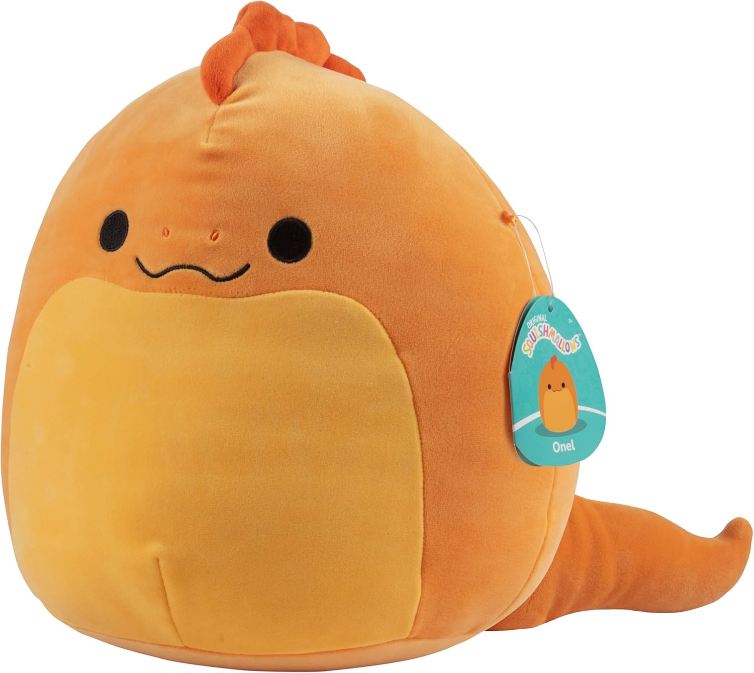 Squishmallows Original 10 Inch Onel The Orange Snake - Official Jazwares Plush - Soft, Cuddly Collectible Reptile Stuffed Animal Toy - 2025 Limited Edition - Gift for Boys, Girls, & Kids