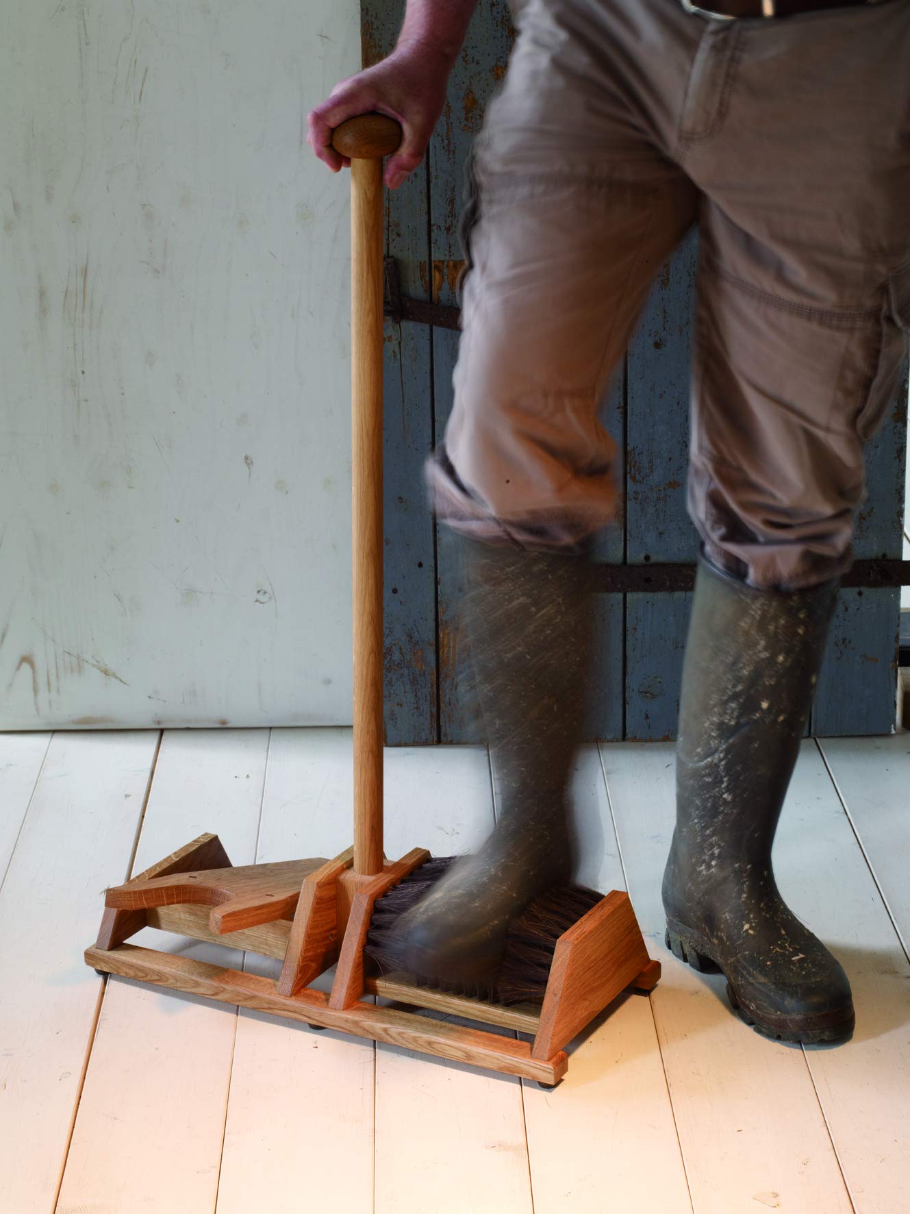 Redecker Fußabtreter mit Stiefelknecht und Haltestab