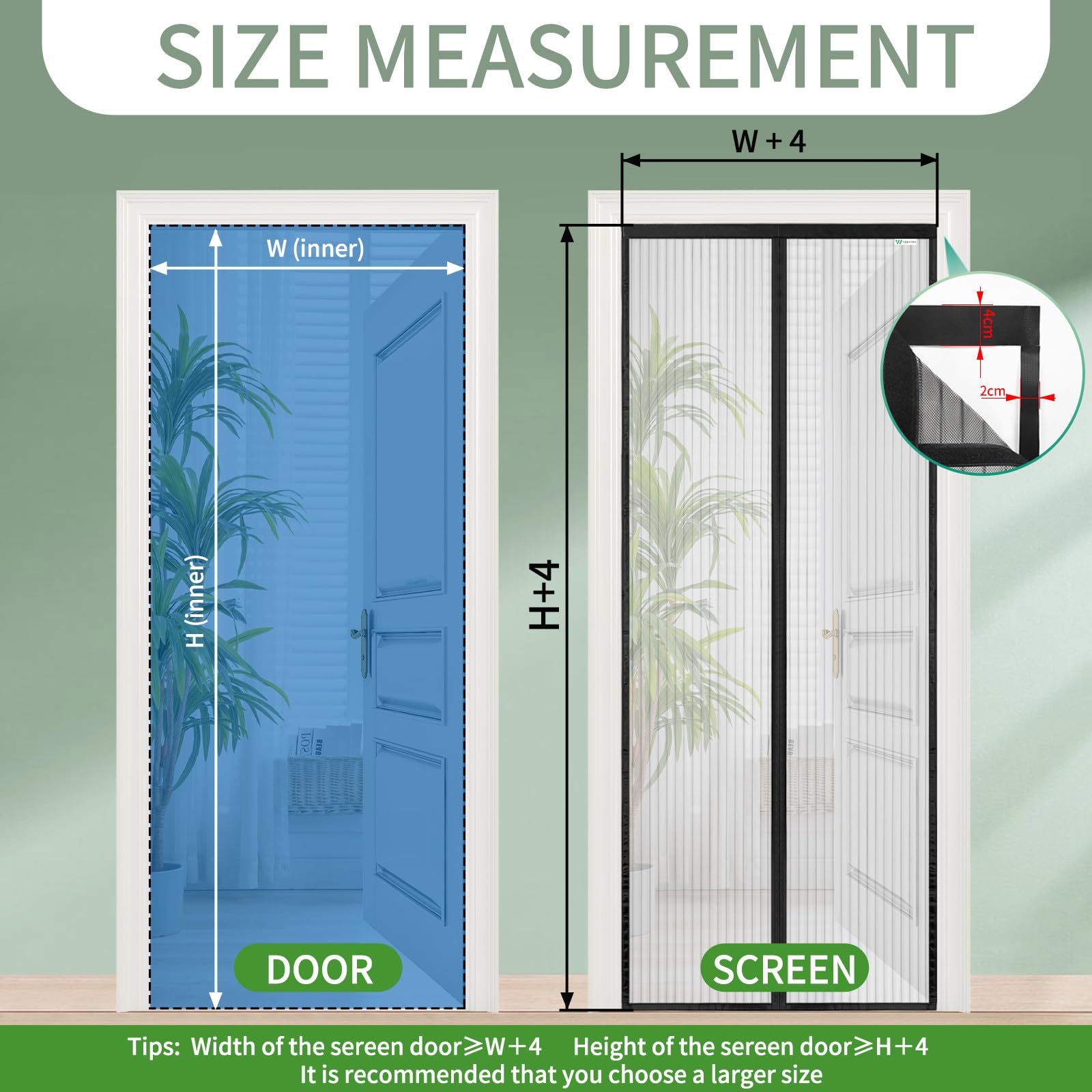 Zanzariera Magnetica 175x180cm, Zanzariera Porta Finestra Tenda Nero, Tenda Magnetica Si Impedisce agli Insetti, Facile da Installare, Chiusura Automatica per Balcone, Soggiorno, Cantine, Terrazze