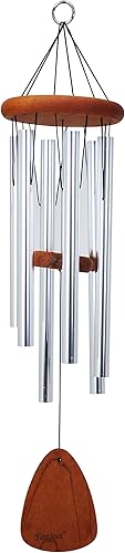 Miniatura 3 de Festival Wind River - Campana de viento de 24 pulgadas con personalización en bronce por Wind River para patio, jardín y decoración al aire libre.