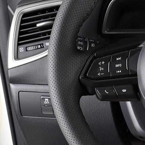 Funda protectora para volante, para Mazda 3 Axela 2017 2018 2019 para Mazda 6 Atenza 2017-2019 CX-3 2018, funda de cuero cosida a mano para volante disponible en Yaxa Venezuela