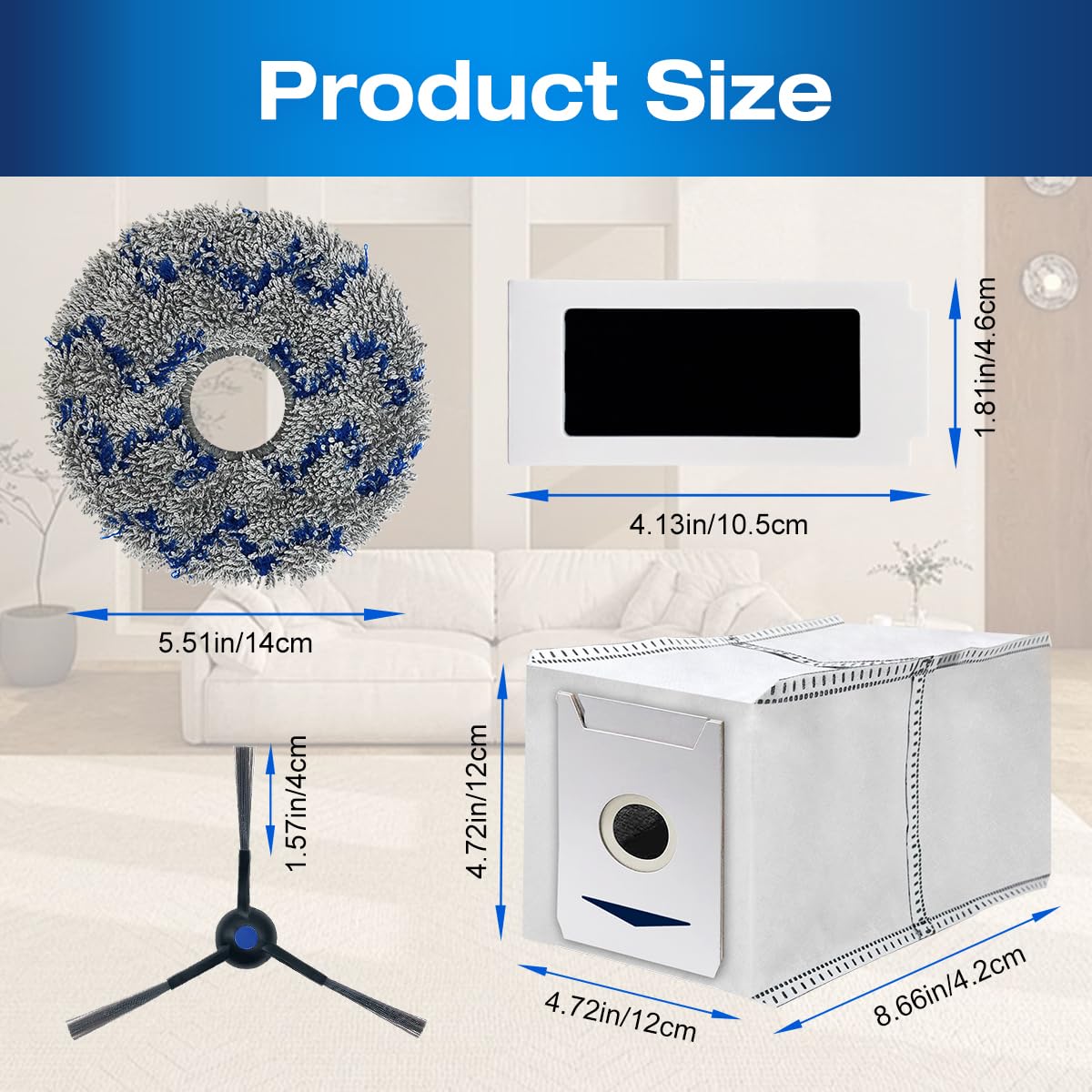 HomeTimes - Ricambi Per Robot Aspirapolvere ECOVACS DEEBOT T30 Omni