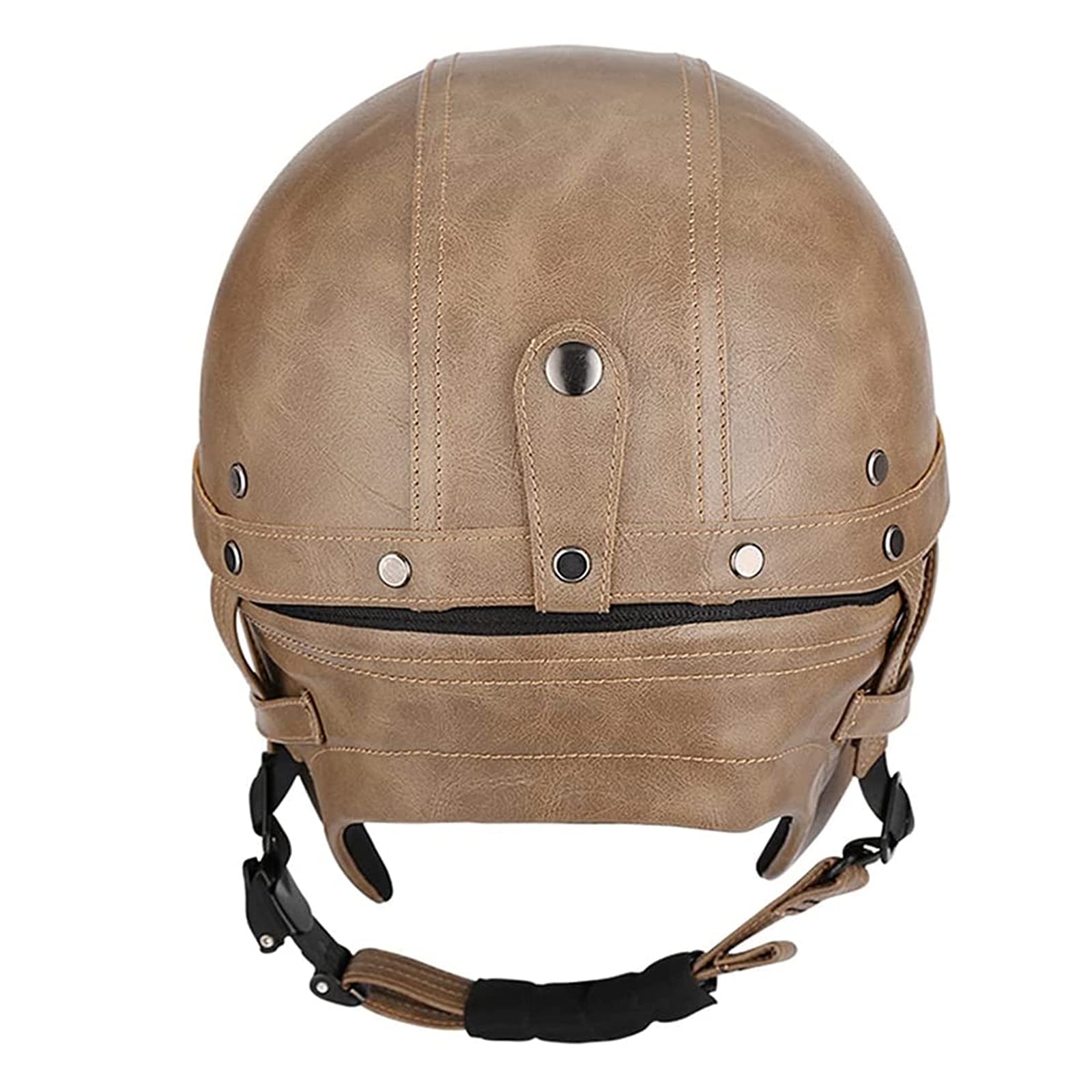 Casco Moto Jet Retrò 3/4 Aperto Con Omologazione ECE/DOT - Casco Scooter In ABS Con Fodera Rimovibile (Taglie M-XXL)