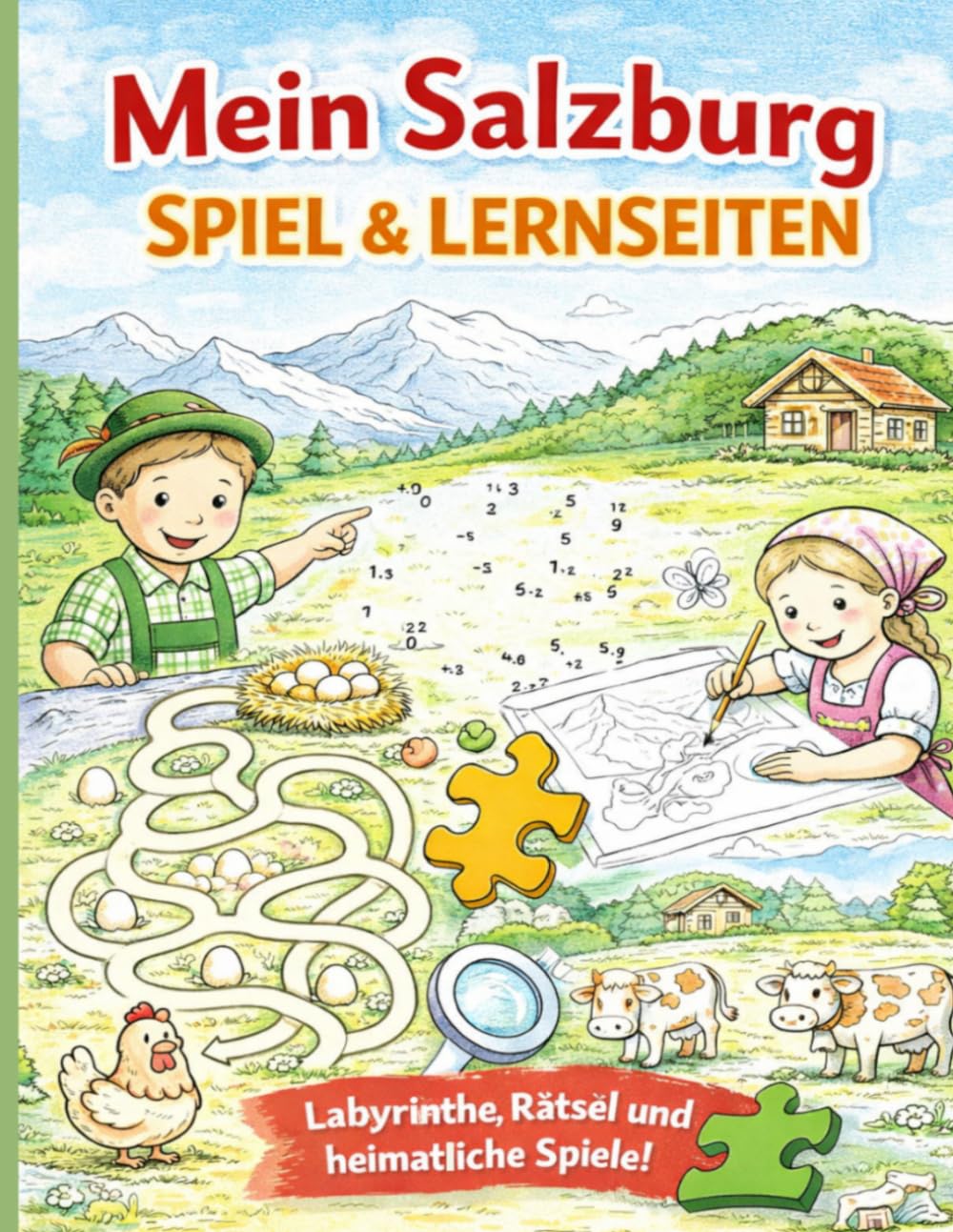 Mein Salzburg - Spiel & Lernseiten (Mein Salzburg – Die Heimat-Entdecker-Reihe)