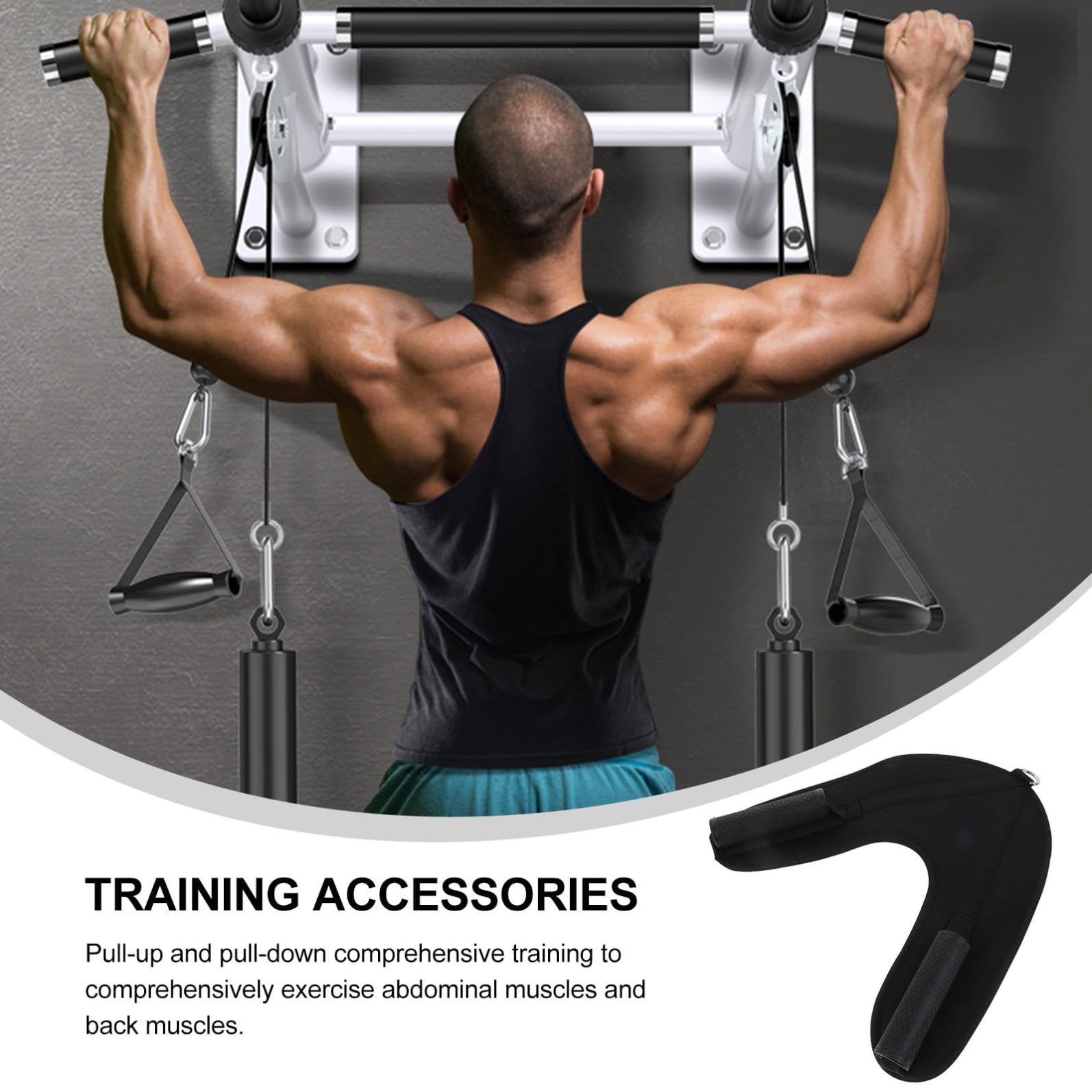 BESPORTBLE Rallye-Zubehör fitnessgeräte Trainingsgurt bauchmuskeln Fitnessausrüstung Bauchmuskelgürtel Ratschengurte Rückengurt Übungsband Fitness-Spanngurt ab Übungsgurt Muskelspanngurt