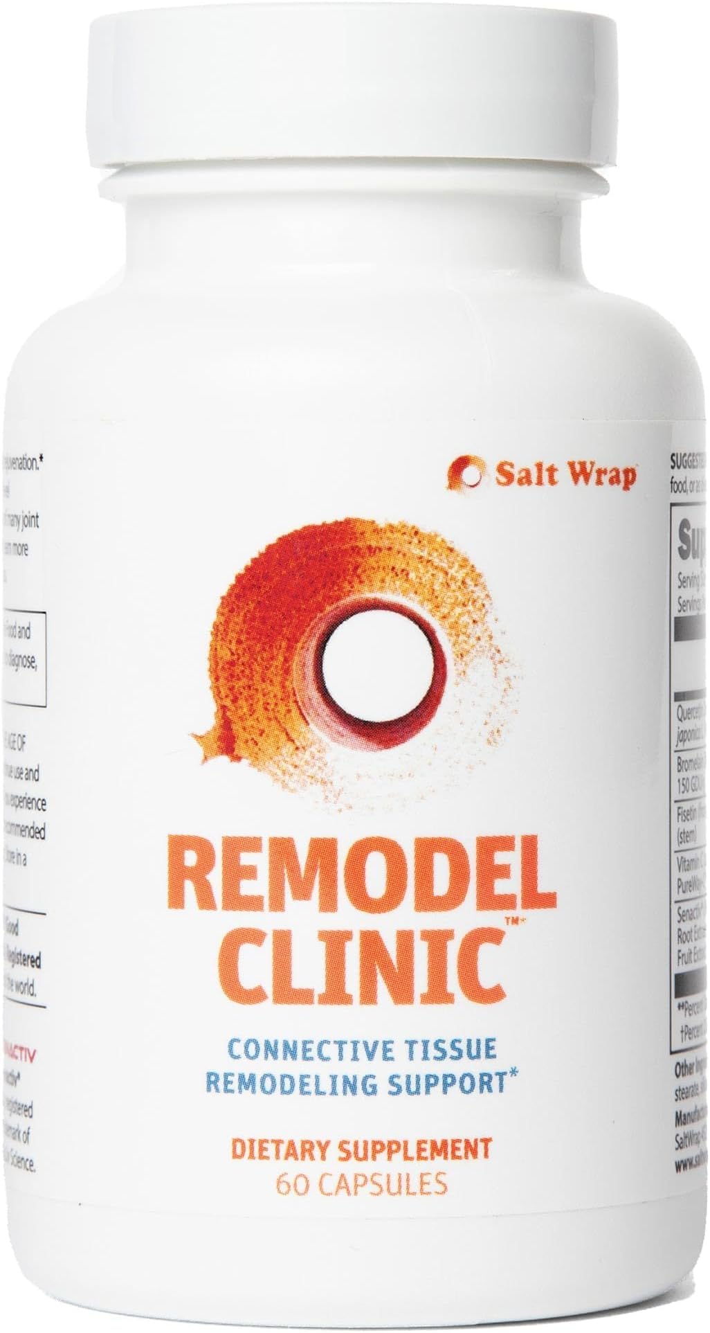 SaltWrap Remodel Clinic - Joint Remodeling Supplement That Removes Senescent Cells And Scar Tissue - Improves Mobility, Reduces Connective Tissue Stiffness - Fisetin