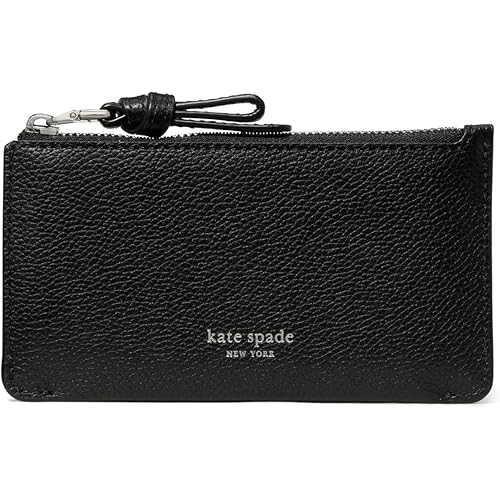 kate spade new york Loop Pebbled Leather Ew Zip Card Case