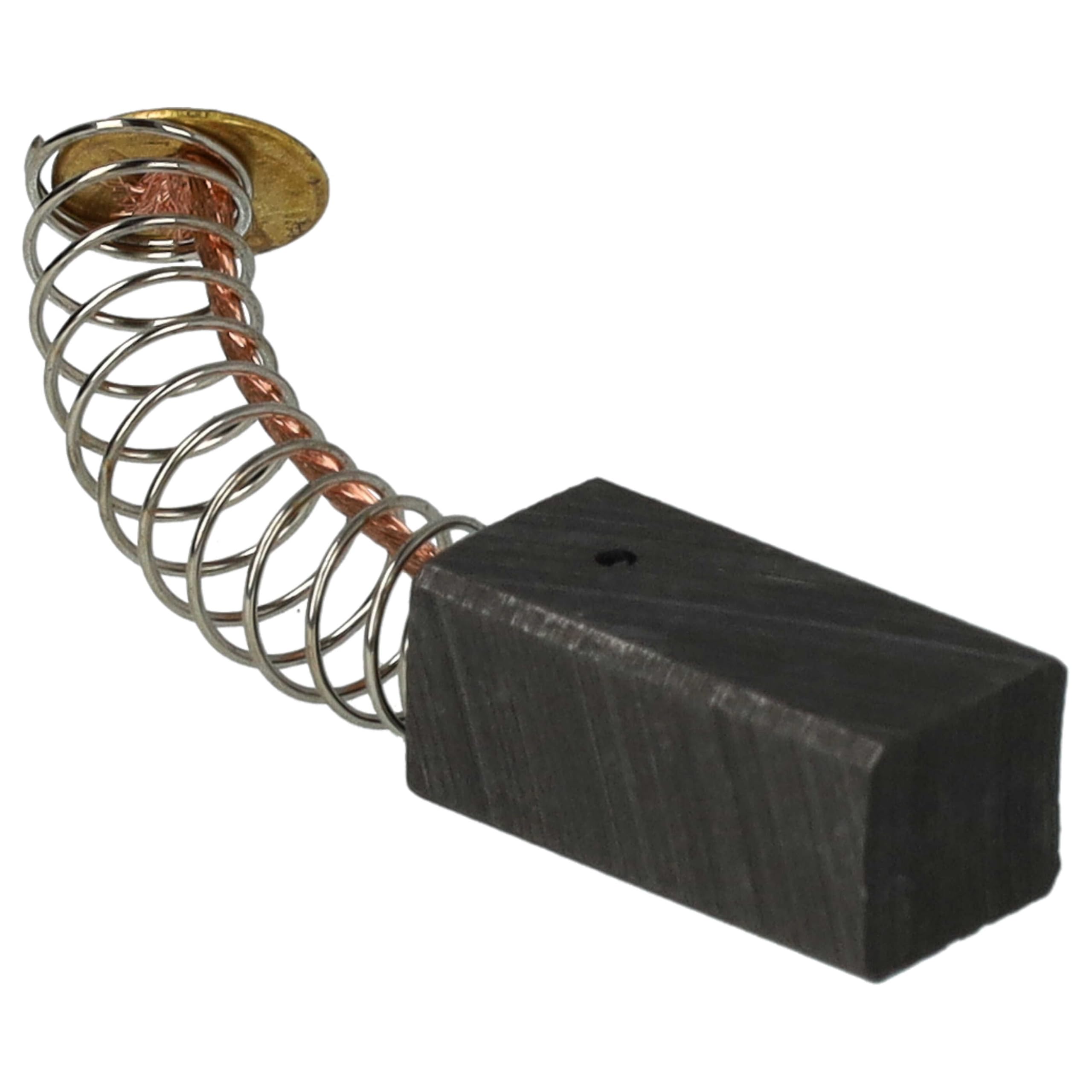 vhbw 2x spazzola carbone compatibile con Bosch CSB 550 RE (Nr. 0 603 167 603), CSB 550-2 (Nr. 0 603 167 103) utensile elettrico + molla