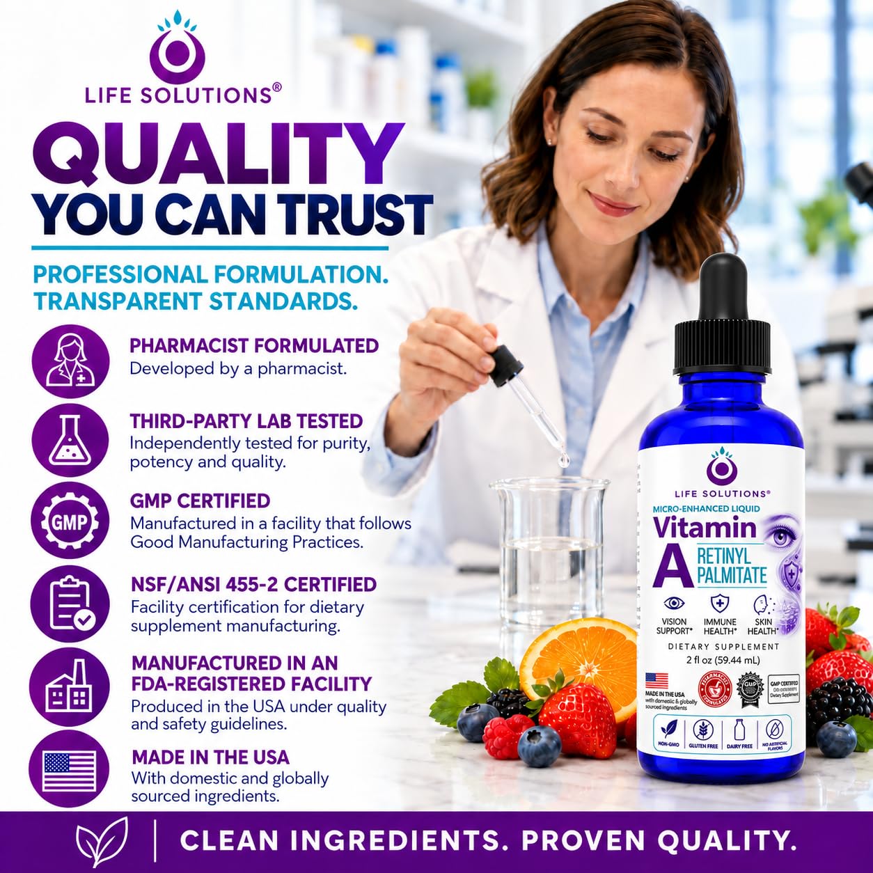 Liquid Vitamin A Drops 3000 mcg, Retinyl Palmitate Supplement, 30 Servings — Amazon image 7
