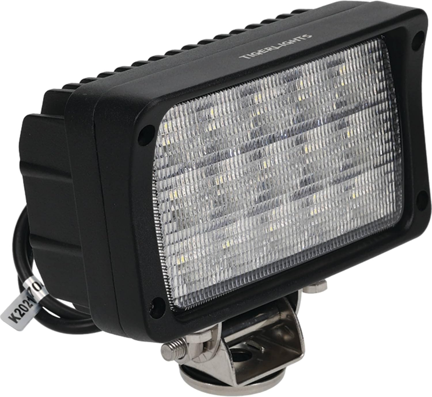 Tiger Lights TL130F LED Rectangular Flood Light 3500 Lumens, 55 Wattage, 4.5 Amps, 12V-24, 4 [inch] Length, 6 Width [inch], Flood Off-Road Light