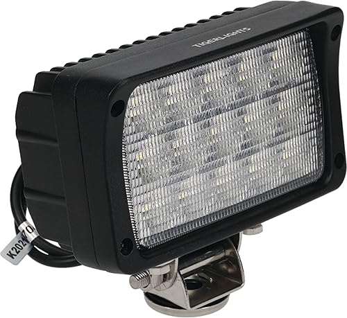 Tiger Lights TL130F - Luz de inundación rectangular LED de 3500 lúmenes, 55 vatios, 4.5 amperios, 12V-24, 4 pulgadas de largo, 6 pulgadas de ancho,