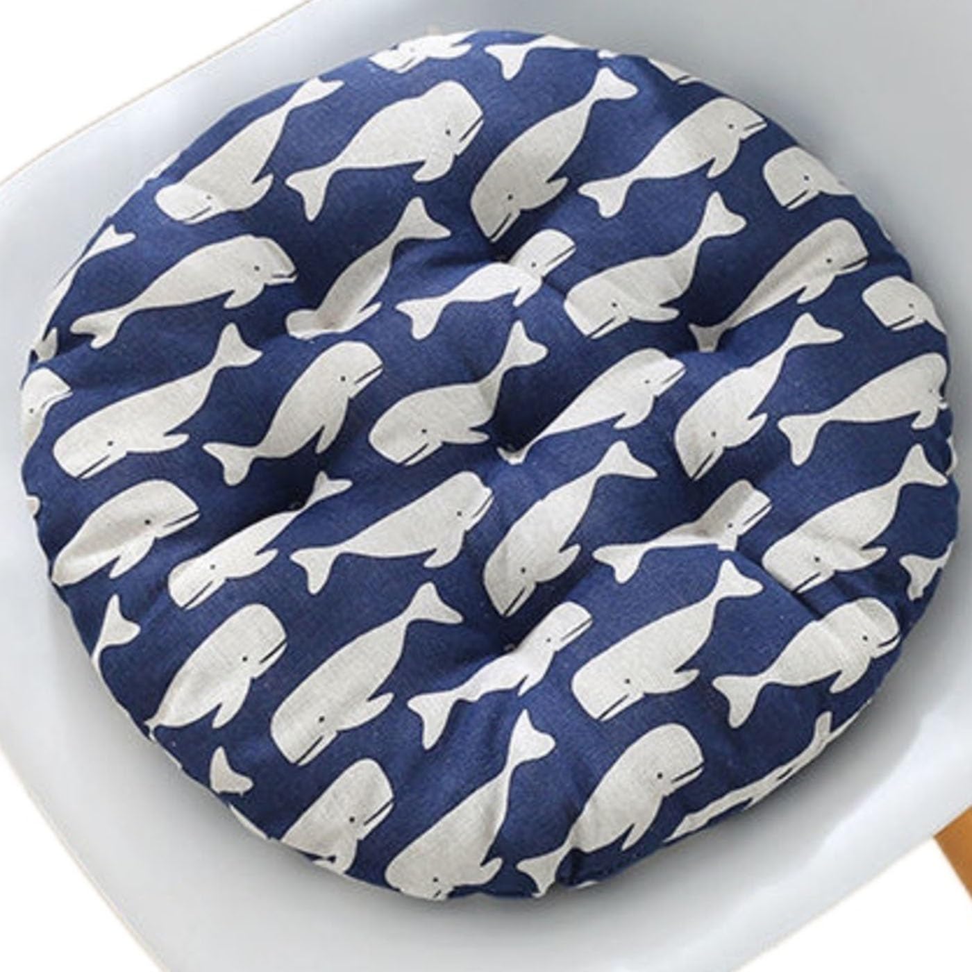 ZZDZW Round Chair Cushion Dia 35 40 45 50 Cm Circular Chair Pad Outdoor Indoor Seat Cushion For Seat Is Very Soft Butt Pad For Kitchen Stool Cushions For Chairs Decoration(Color 30,40x40 cm)
