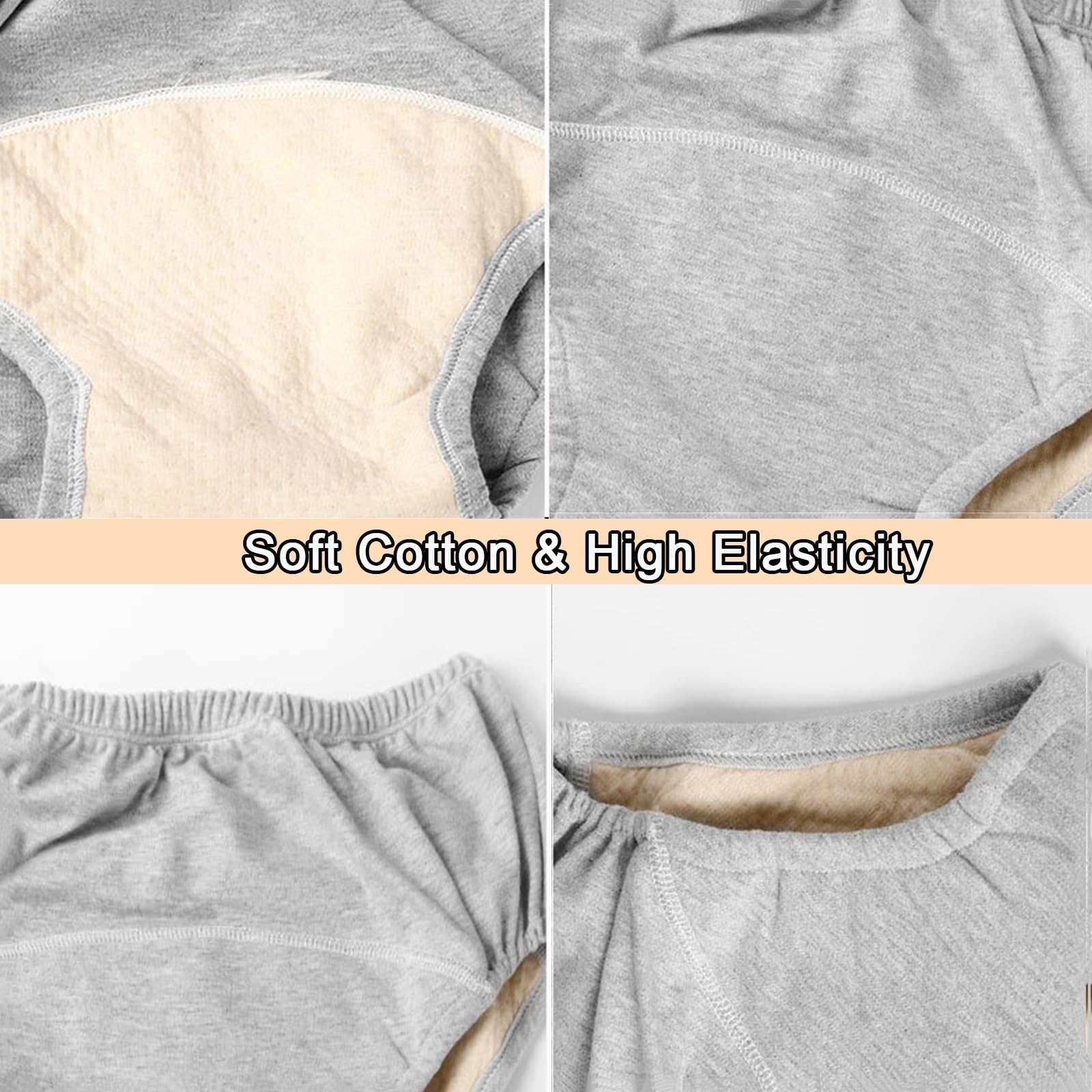 Inkontinenz Höschen und Einlagen für Stoffwindeln,Inkontinenz Pants für Erwachsene Waschbar Wiederverwendbar und Windel Inkontinenz für Altere Menschen(Gray 2 pieces,Large)