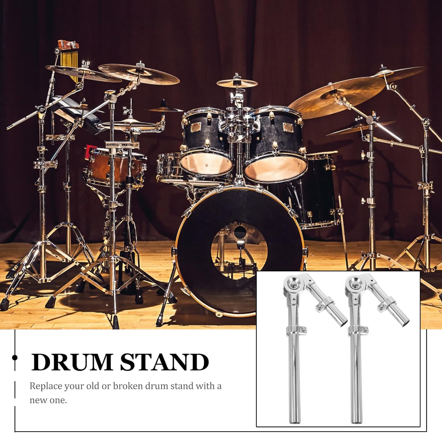 GALPADA Tom Mount for Drum Kit Suspension for Drum Stand Mount for Weight Portable Craft
