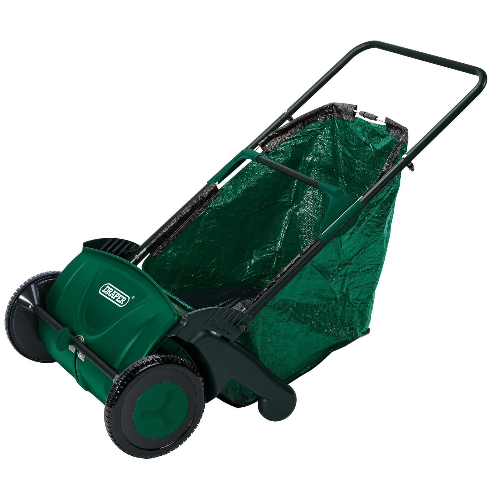 Draper 53 cm Jardin Sweeper, Vert/Noir, Taille Unique