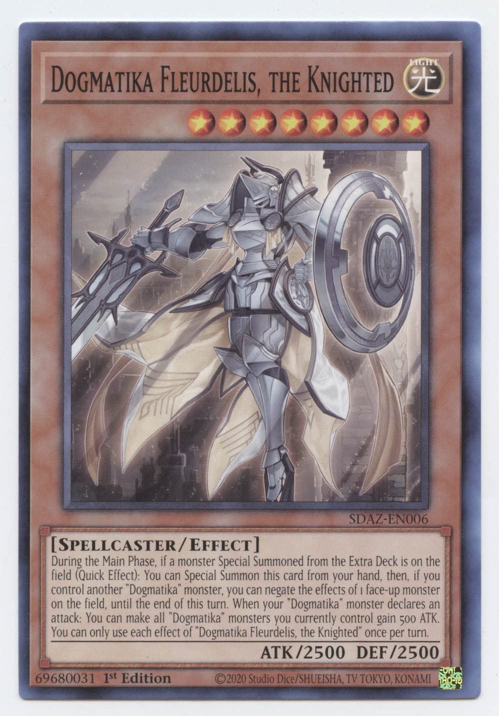 Dogmatika Fleurdelis, The Knighted - SDAZ-EN006 - Common - 1st Dogmatika Fleurdelis, The Knighted - SDAZ-EN006 - Common - 1st