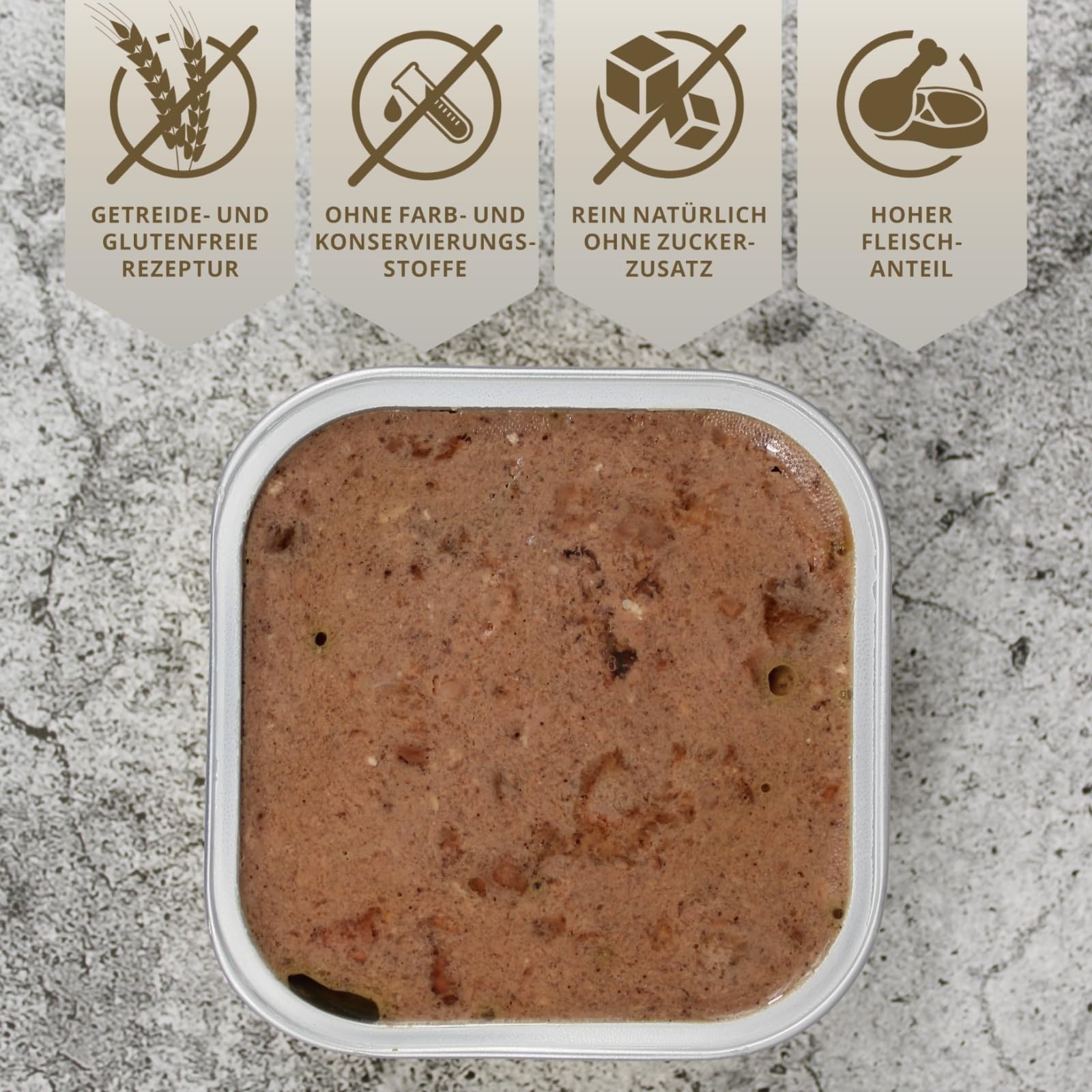 Lecker.Pet® 33 x 150 g Josie's pâté Fine Riche en Veau, Aliment pour Chiens