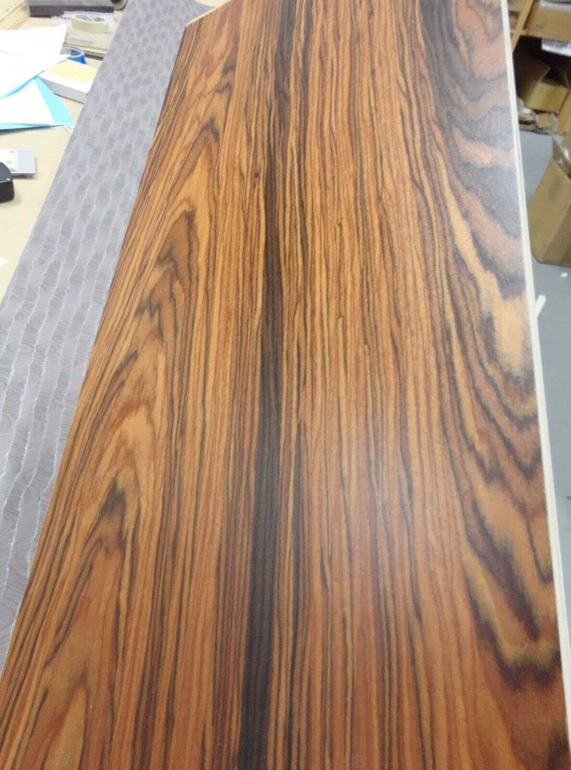 Rosewood prefinished Composite 10" x 23" x 3/4" on Veneer Plywood Okuome Back
