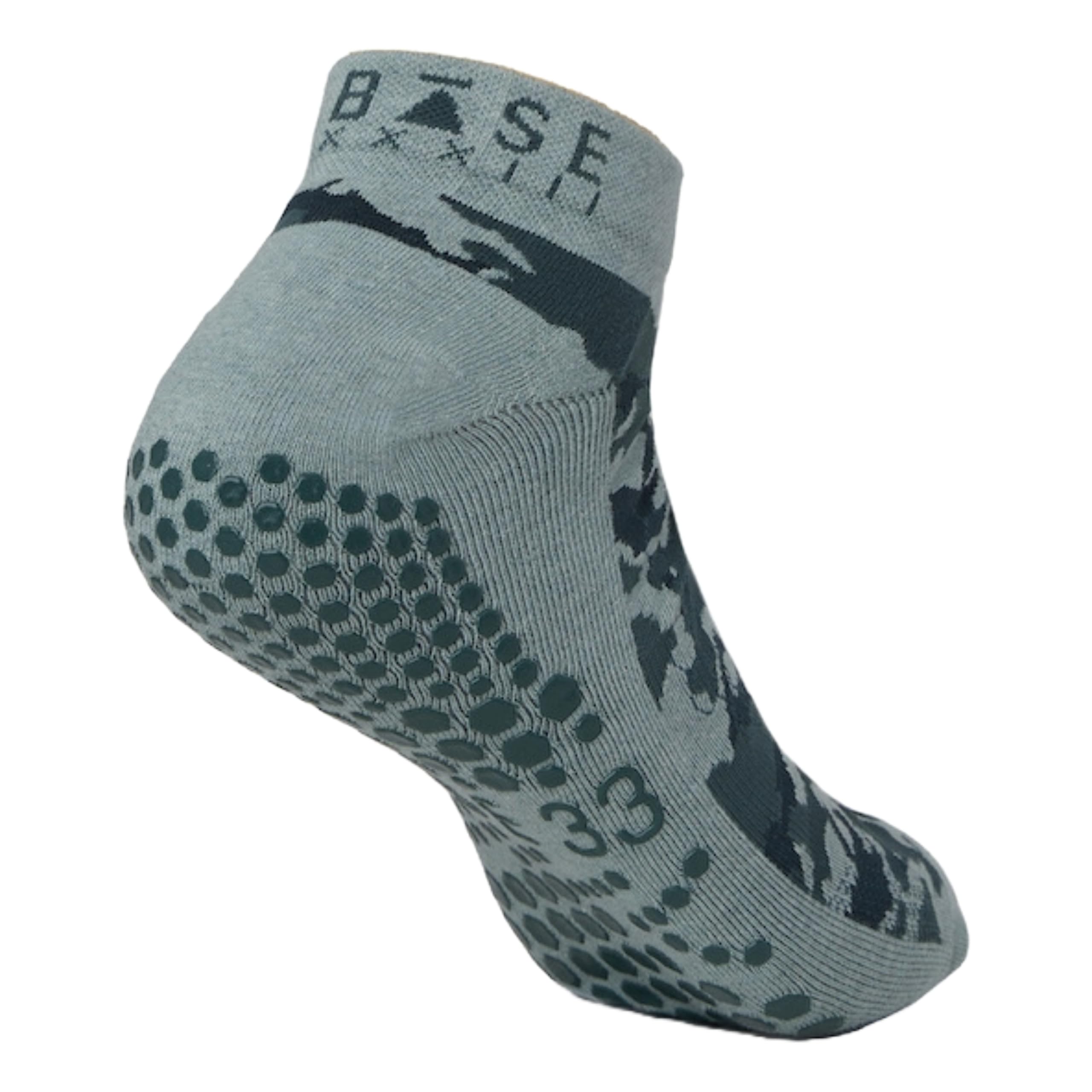 Base 33 Low Rise Grip Socks for Men