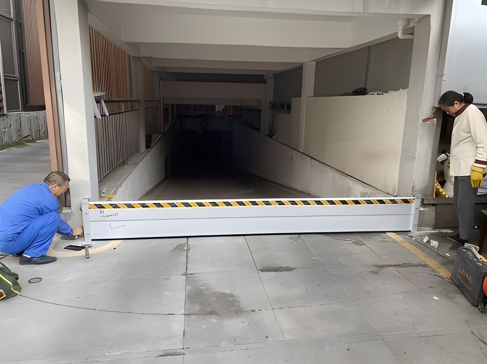 Bouclier de barrière contre les inondations de porte en alu durable de 80 cm